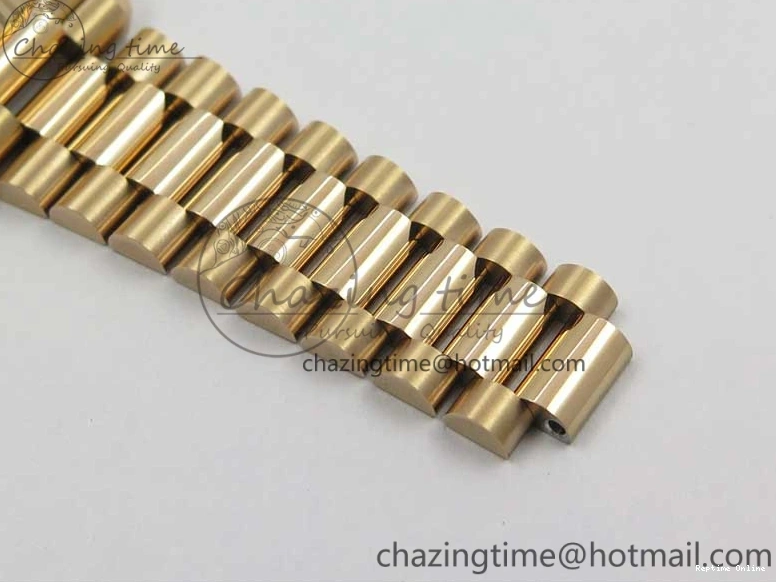 0111 Sophisticated Day-Date 36 RG 128239 Bp Maker Best Edition Silver Dial on RG President Bracelet 3132